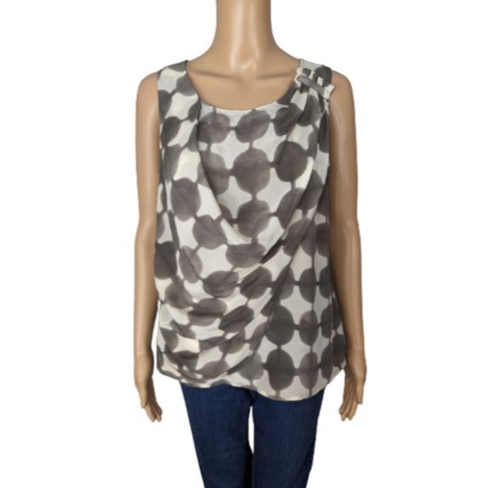 Anthropologie Maeve Quantum Dot Silk Blouse 4